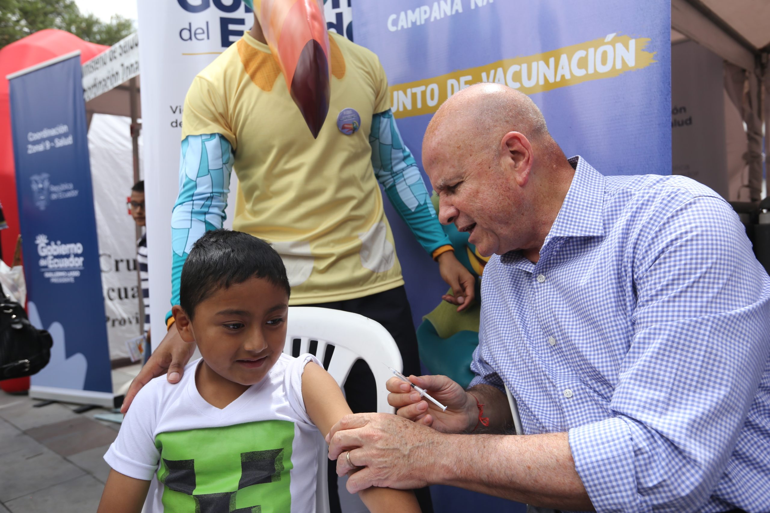 El MSP se impulsó la campaña de Vacunación “Ecuador libre de poliomielitis, sarampión y rubeola 2023”