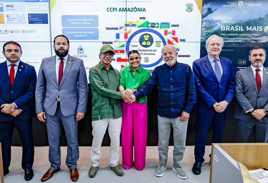 Vicepresidenta María José Pinto representó al Ecuador en la inauguración del Centro de Cooperación Policial Internacional de la Amazonía
