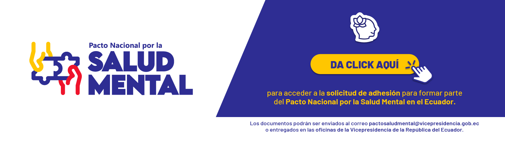 ¡Forma parte del Pacto Nacional por la Salud Mental en el Ecuador!