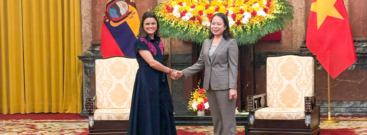 María José Pinto fortalece la proyección internacional de Ecuador y el diálogo con Vietnam en la lucha contra la ciberdelincuencia